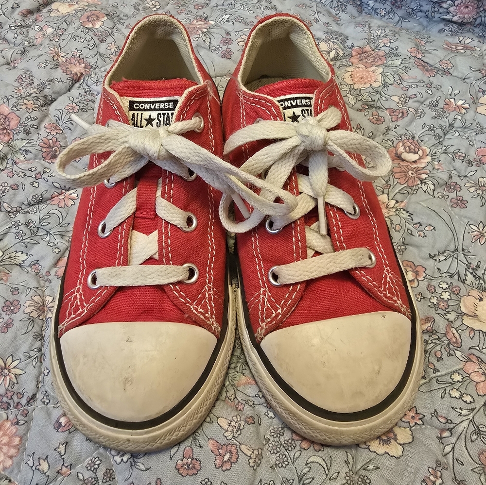 Converse Red Sneakers Classic Low-Top Canvas
